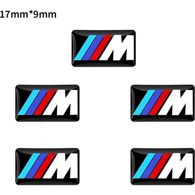 Autosticker Stuurwielnaaf Decals Voor BMW M Performance E36 E60 E90 X2 X1 X3 X5 E46 E39 E70 M3 M5 M6 G20 G30 E93 Z3 Z4 f90 zilver