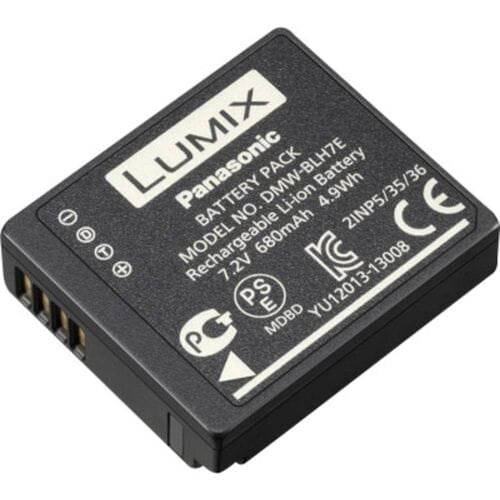 Camera-accu Panasonic DMW-BLH7E, DMW-BLH7 7.2 V 680 mAh DMW-BLH7E