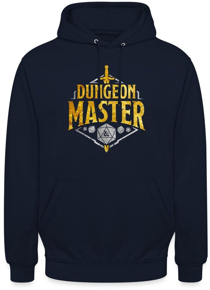 Dungeons And Dragons Dungeon Master Zilver En Goud Hoodie Unisex