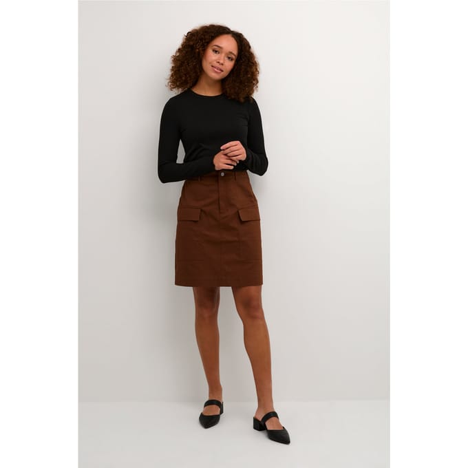 Dames-T-shirt met lange mouwen KAFFE Drew