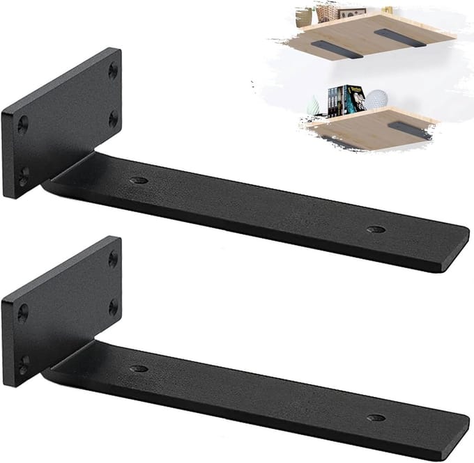 Roestvrijstaal Industriële Leggerdragers 2 stuks, 5 mm Dik, 30 cm