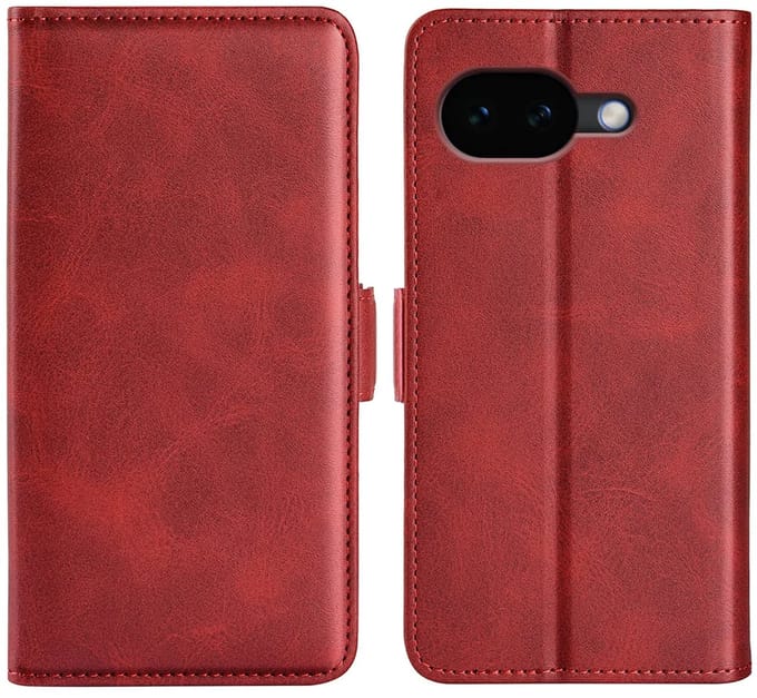 MobyDefend Hoesje - Geschikt voor Google Pixel 10a - Luxe Wallet Book Case (Sluiting Zijkant) - Rood