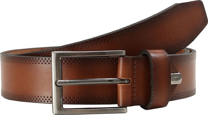 LLOYD Leren Riem Cow Leather Men´s Belt W120 Brandy Bruine