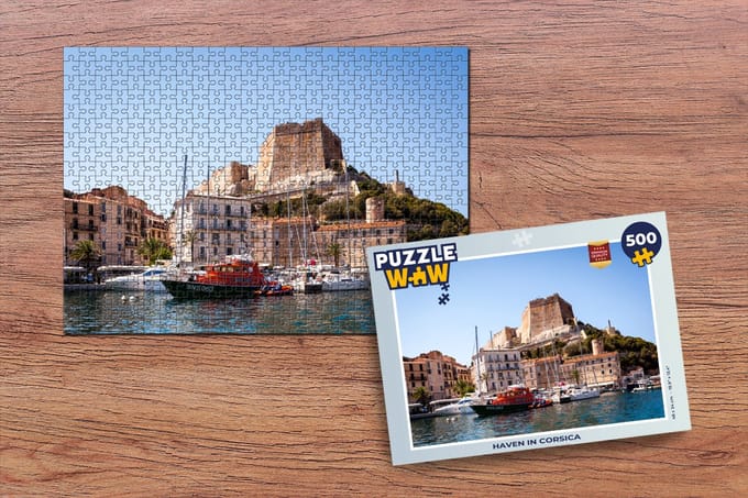 Puzzel Haven in Corsica - Legpuzzel - Puzzel 500 stukjes