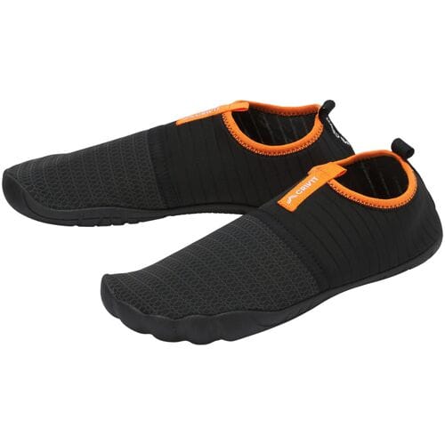 CRIVIT Heren waterschoenen (Zwart/oranje, 45)