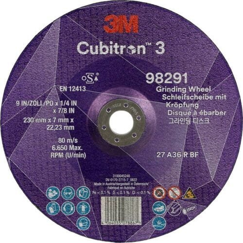 Cubitron 98291 Typ 27 Afbraamschijf Diameter 230 mm Boordiameter 22.23 mm 10 stuk(s)