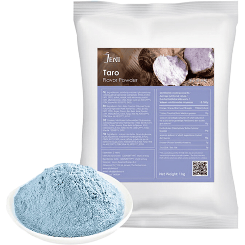 JENI Taro-smaakpoeder - 1 kg (voor 30 bekers)