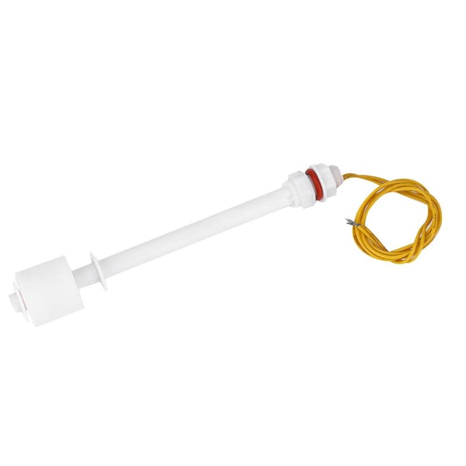 2 stuks PP Plastic Vlotterschakelaar Watertank Zwembad Vloeistofniveau Sensor Controller P13010 white