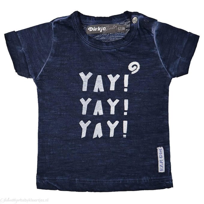 T-shirt YAY! dirkje -  Maat  116