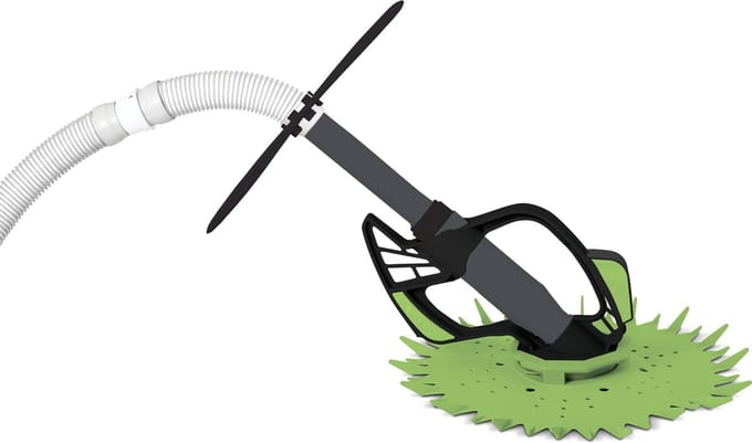 Interline Zwembadreiniger Stingray 10 Meter Grijs/geel