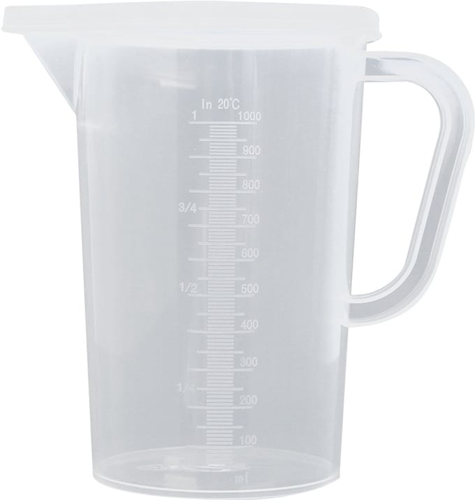 BukkitBow - Maatbeker Klein 100 ml - Meetbeker voor Cocktails - Met Tuit - Vaatwasserbestendig - Transparant