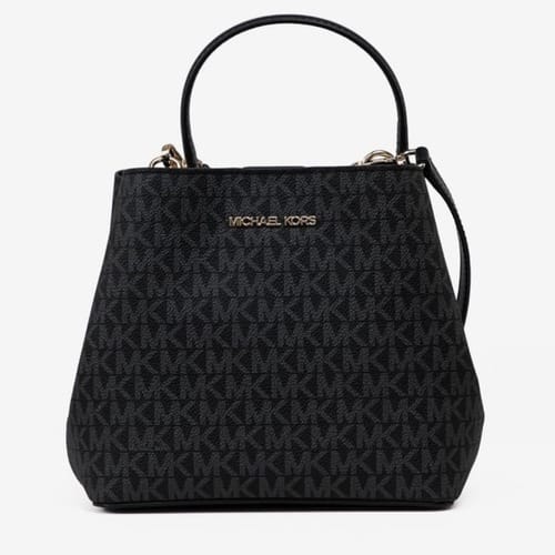 Michael Kors PRATT satcheltas - zwart