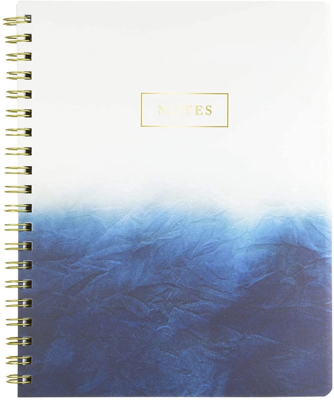 Eccolo notitieboek - spiraal - Poly dip Dye - lijn - ca.20x25cm - EC-D508A