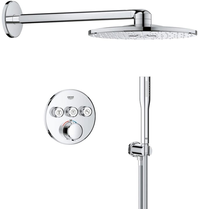 GROHE Precision SmartControl inbouw douchesysteem - Rond - Chroom