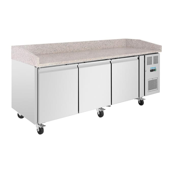 Polar U-serie Bakkerij Counter Koelkast met Granieten Blad 634L