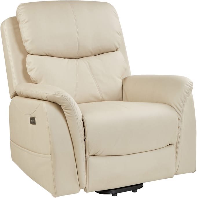 GLORIE - Massagestoel - Lichtbeige - Polyester