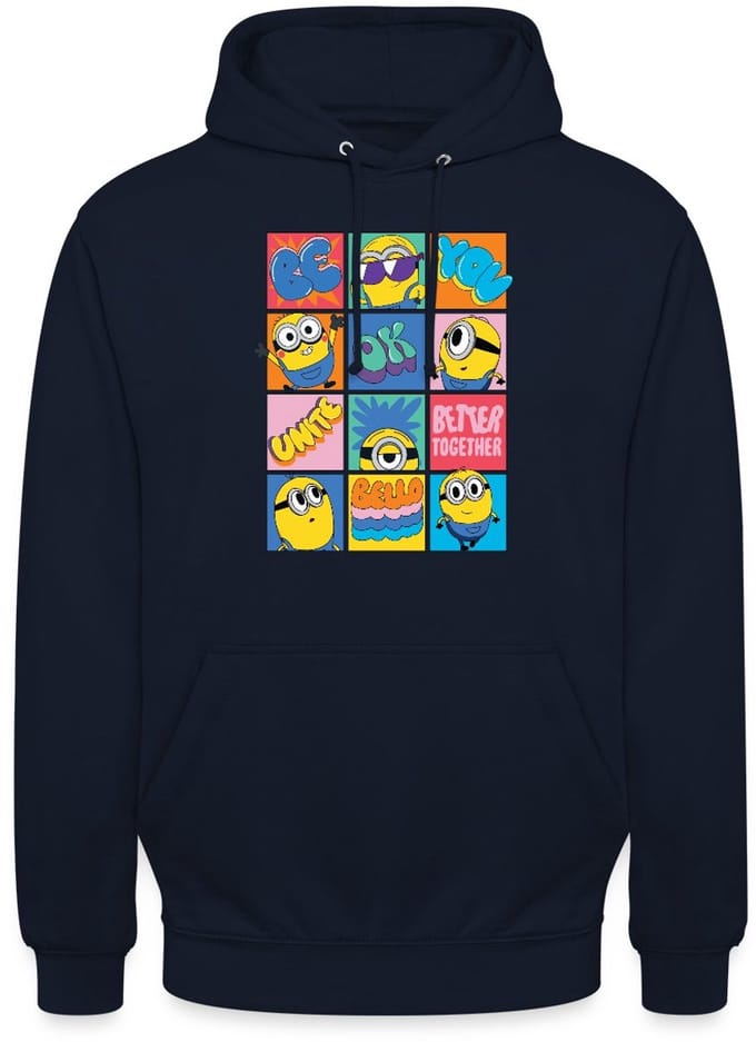 Minions Be You Positief En Lief Ontwerp Hoodie Unisex