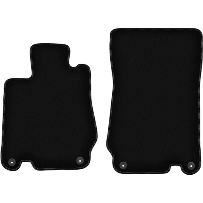 BASIC zwarte veloursmatten voor: Mercedes SL R230 roadster (2001-2011)