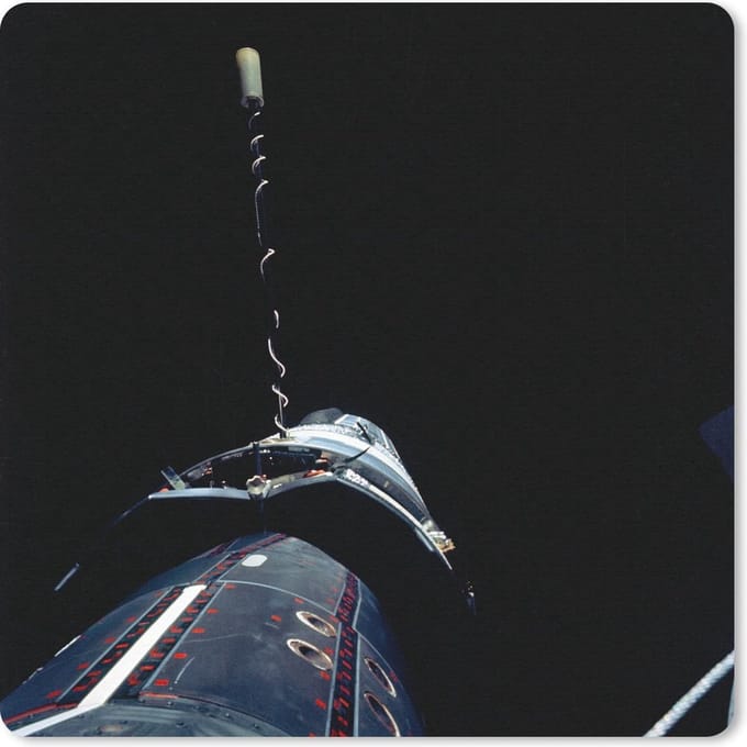 Muismat 20x20 cm - Mousepad Nasa - Sattelliet - Ruimte - Muismatten