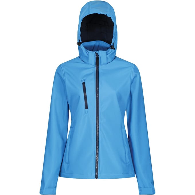 Regatta Dames/dames Venturer 3-lagige Membraan Soft Shell Jacket (Frans Blauw/Zwaar)