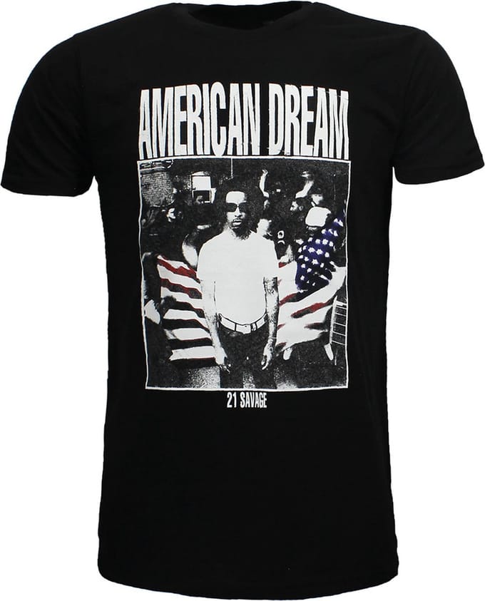 21 Savage American Dream T-Shirt - Officiële Merchandise - S