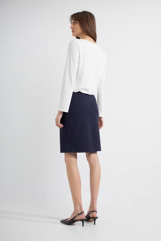 Josephine & Co Pip Skirt Dark Navy Größe: 42 | Midiröcke Outlet | Damen | Blau