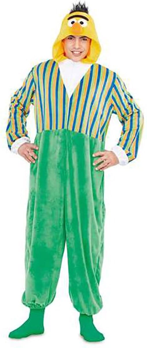 Bert Onesie kostuum Volwassenen - Maat S