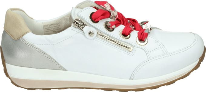 Ara Vrouwen Sneakers Kleur: Wit/beige Maat: 42.5