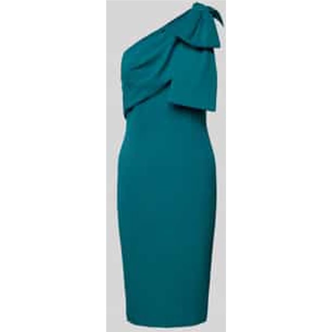 Cocktailjurk met one shoulder-band