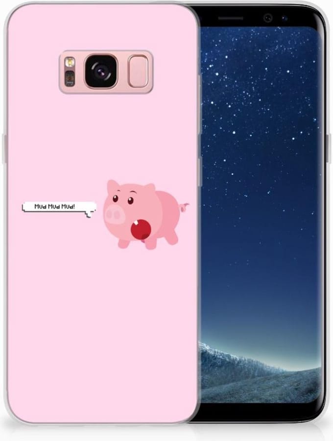 Samsung Galaxy S8 Telefoonhoesje met Naam Pig Mud