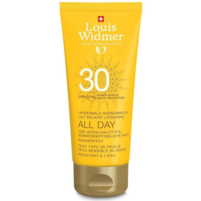 Louis Widmer - Melk - Zonnebescherming - All Day - met Parfum - SPF 30 100ML.