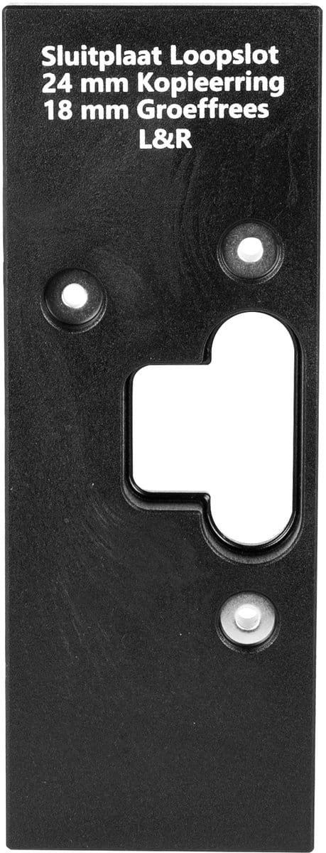 Wovar Freesmal sluitplaat 71 x 23 mm | Per stuk