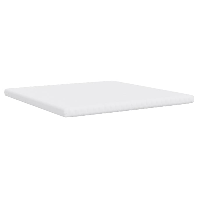 vidaXL - Schuimmatras - 7 - zones - hardheid - 20 - ILD - 200x200 - cm - wit