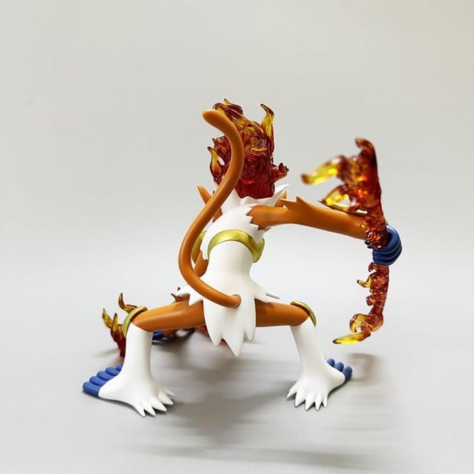 Pokemon Aap Infernape Actiefiguur Speelgoed 13cm no box brown