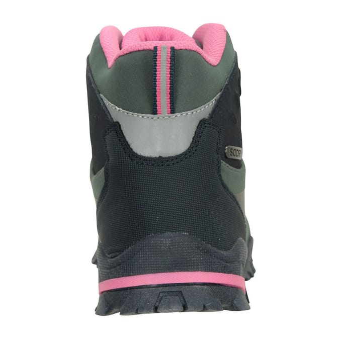 Mountain Warehouse Softshell waterdichte wandelschoenen voor kinderen/Kinderen (Donkere Khaki)