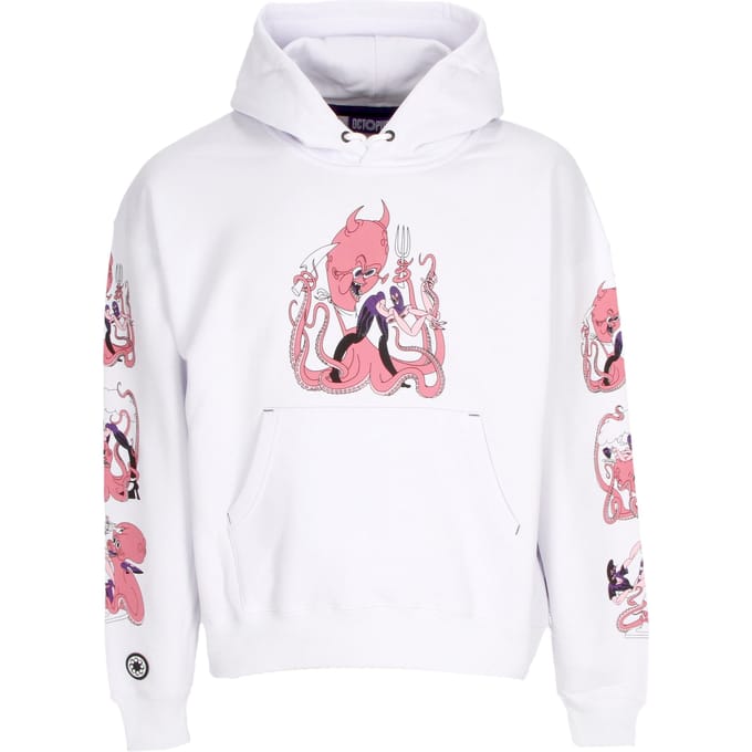 Herenhoodie Love Hoodie Wit