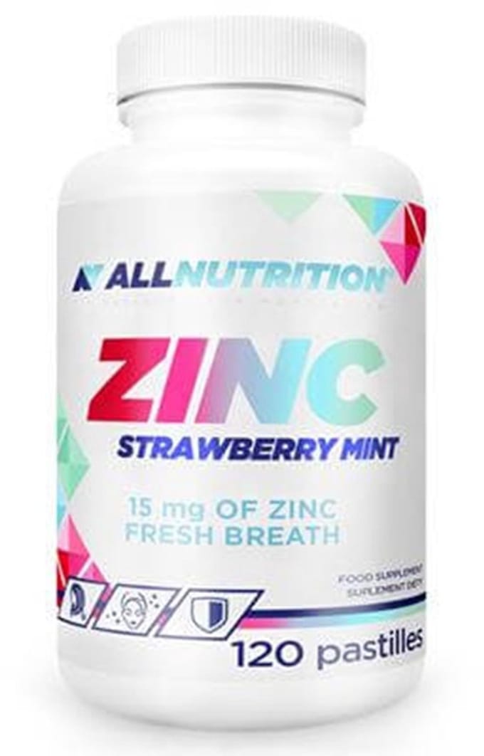 ALLNUTRITION Zink | 120 tabletten | aardbei munt | voedingssupplement