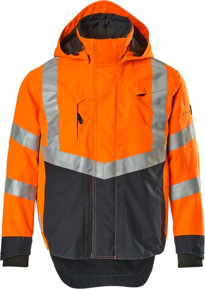 Mascot Safe Supreme Shell jas 15501-231 - hi-vis oranje/donkermarine - S