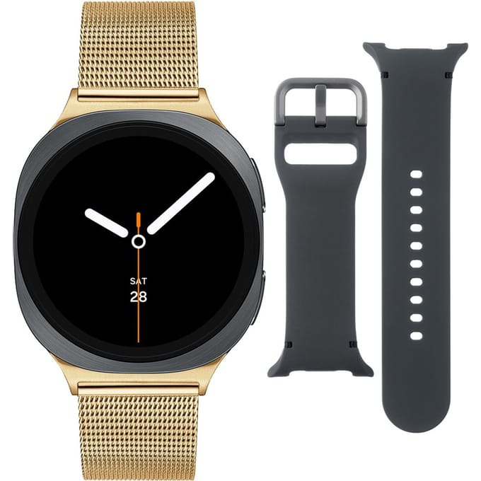 Samsung Special Edition Galaxy Watch 8 Grijs/Goudkl Staal 40mm