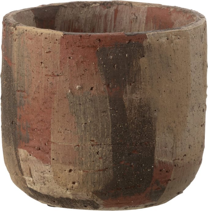 J-Line bloempot Miltos - keramiek - mix - small - Ø 15 cm