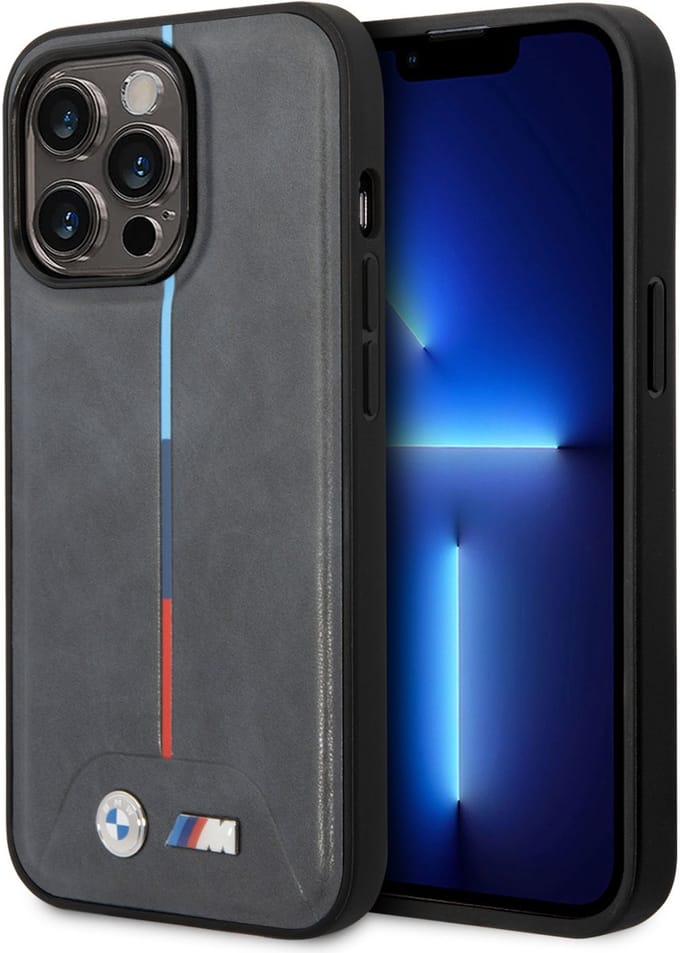 BMW iPhone 14 Pro Backcover hoesje - Tricolor