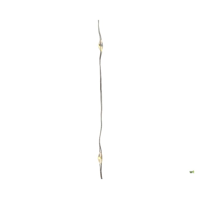 Lumineo Draadverlichting - micro - 60 lampjes - LED - warm wit - 295 cm - kerstverlichting