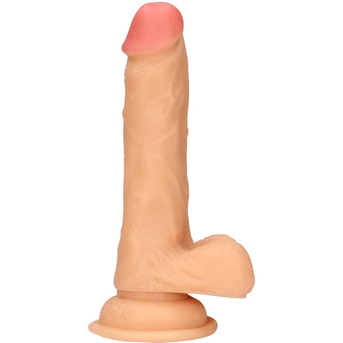 Ouch! Realistische Strap On Voorbinddildo met Harnas 18 cm beige