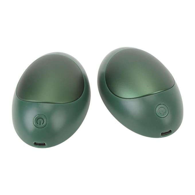 Avocadogroene Handwarmer Magnetische Split Handwarmer Miniatuur Draagbare Zakhandverwarmer voor gray