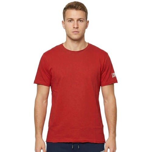 T-shirt Leone 1947 Man T-Shirt Short Sleeves Slub Small Logo