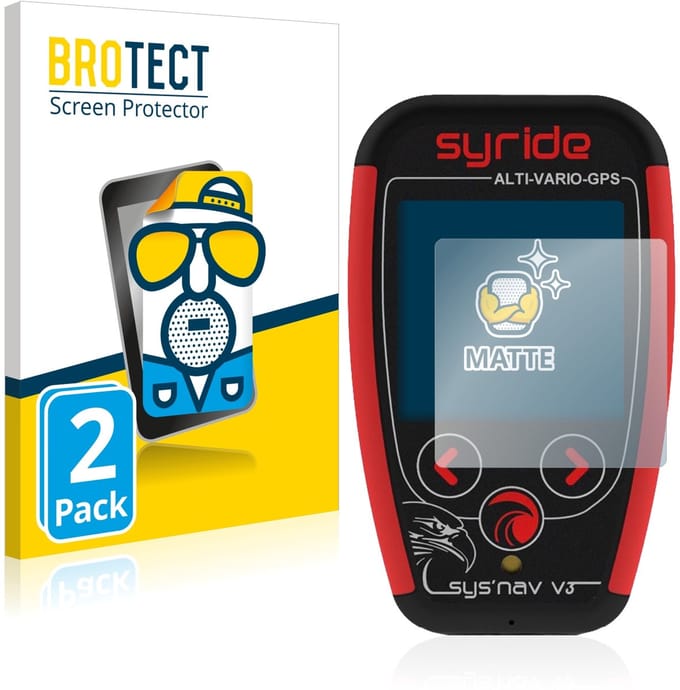 BROTECT - Screenprotector voor Syride Sys'Nav V3 - Folie Beschermfolie matte 2 Stuks