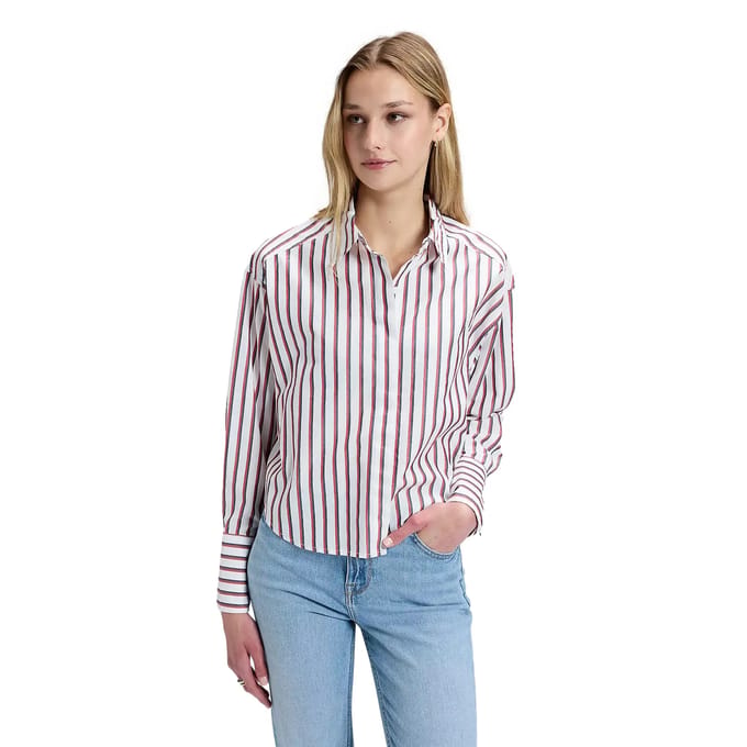 Gestreepte damesblouse met lange mouwen Lee Samba