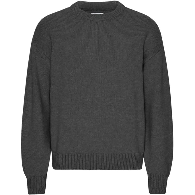 Trui met oversized ronde hals Colorful Standard Lava Grey