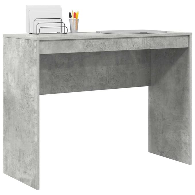 vidaXL - Bureau - Beton - Grijs - 100 - x - 40 - x - 76 - cm