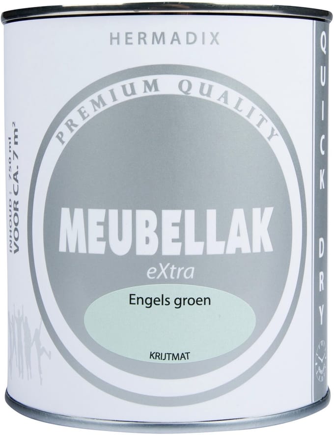 Hermadix Meubellak eXtra - Dekkend - Krijtmat Engels groen